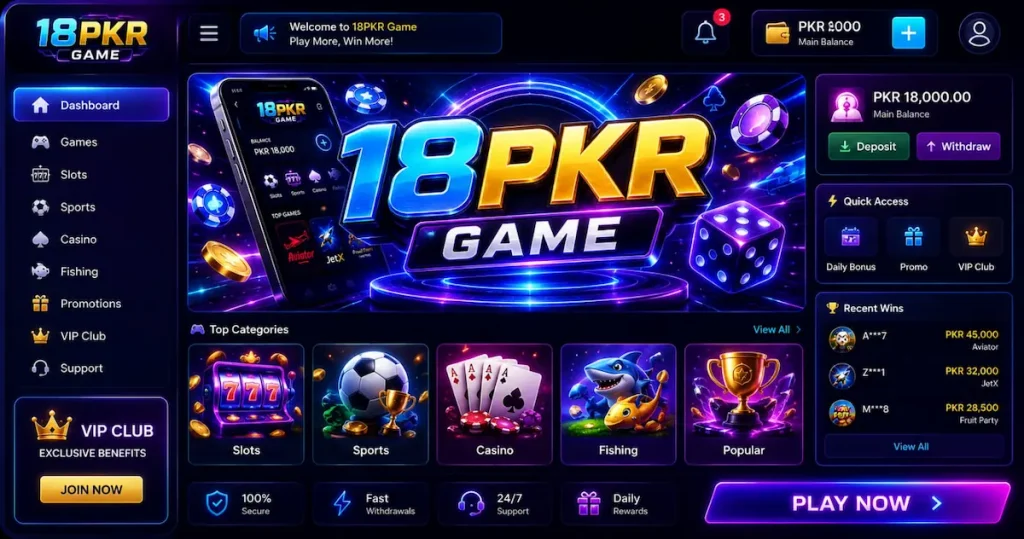 18PKR Game